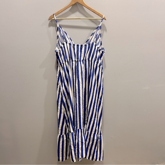 ✨3 for $18✨ Blue Striped Maxi Dress - Picture 3 of 5